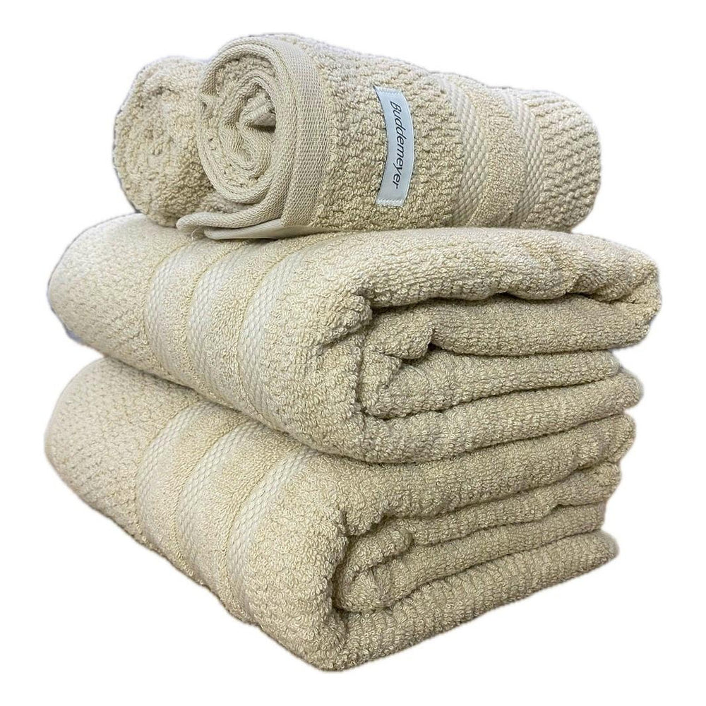 Jogo de Toalhas Buddemeyer Vanilla Extra Soft 4 Peças 100% Algodão | Ninna Enxovais