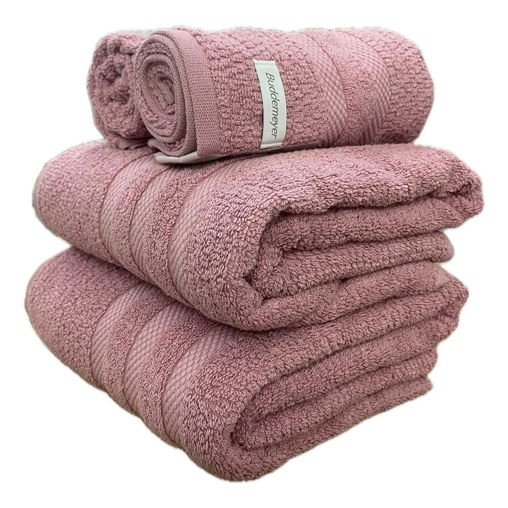 Jogo de Toalhas Buddemeyer Vanilla Extra Soft   4 Peças 100% Algodão | Ninna Enxovais